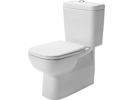 DURAVIT D-CODE STAAND TOILET BACK TO WALL VARIO AFVOER WIT
